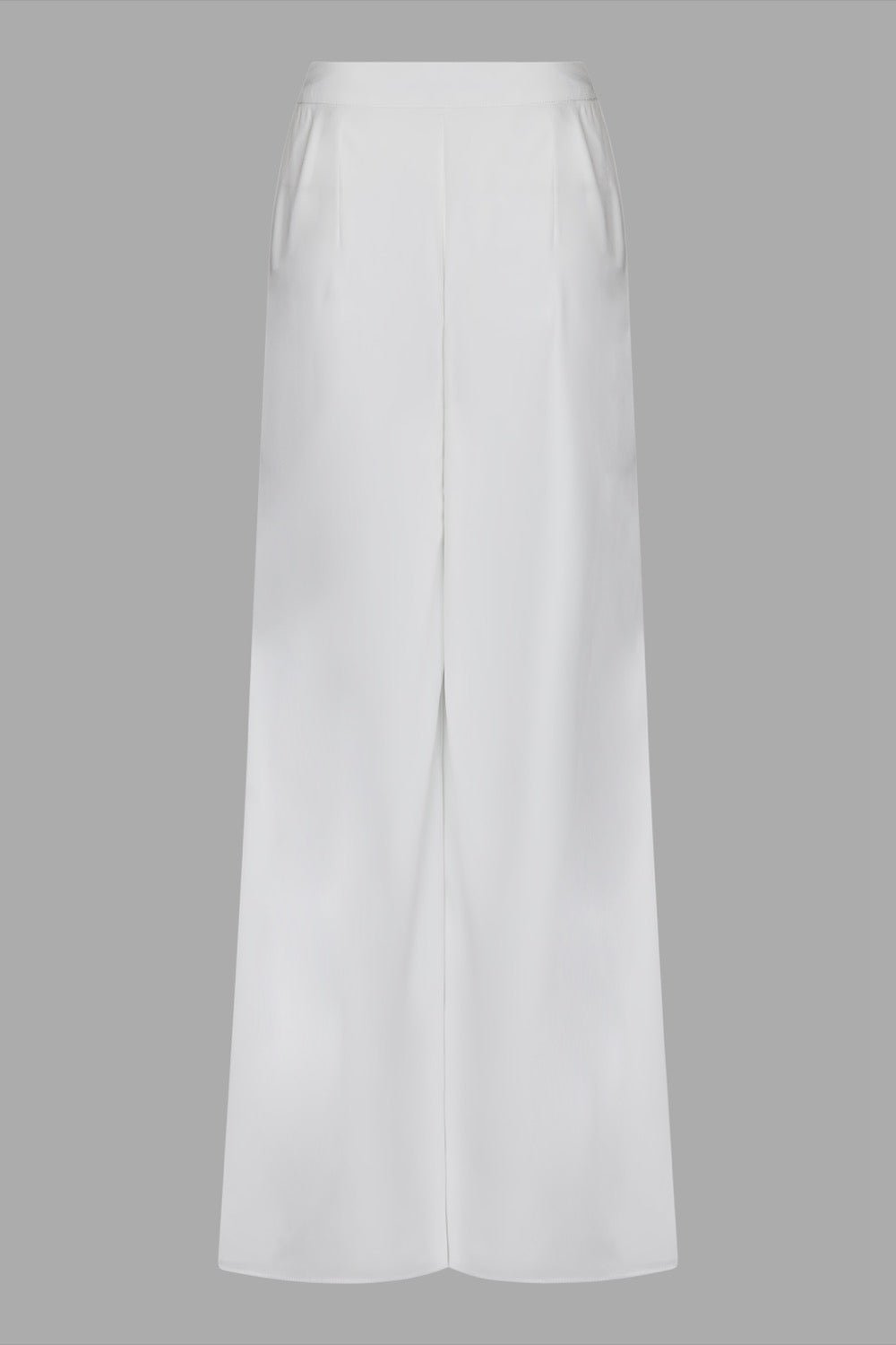 Classic White High Waisted Palazzo UME London