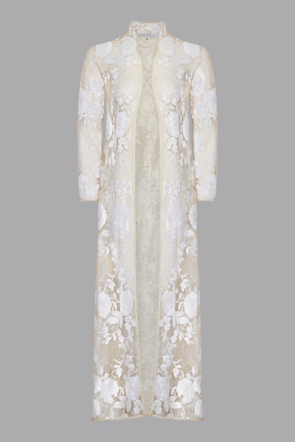 Embellished Signature Tailored White Sequin Jacket Evening Outfit Luxury Jacket Women Wedding Outfit Destination Weddings UK