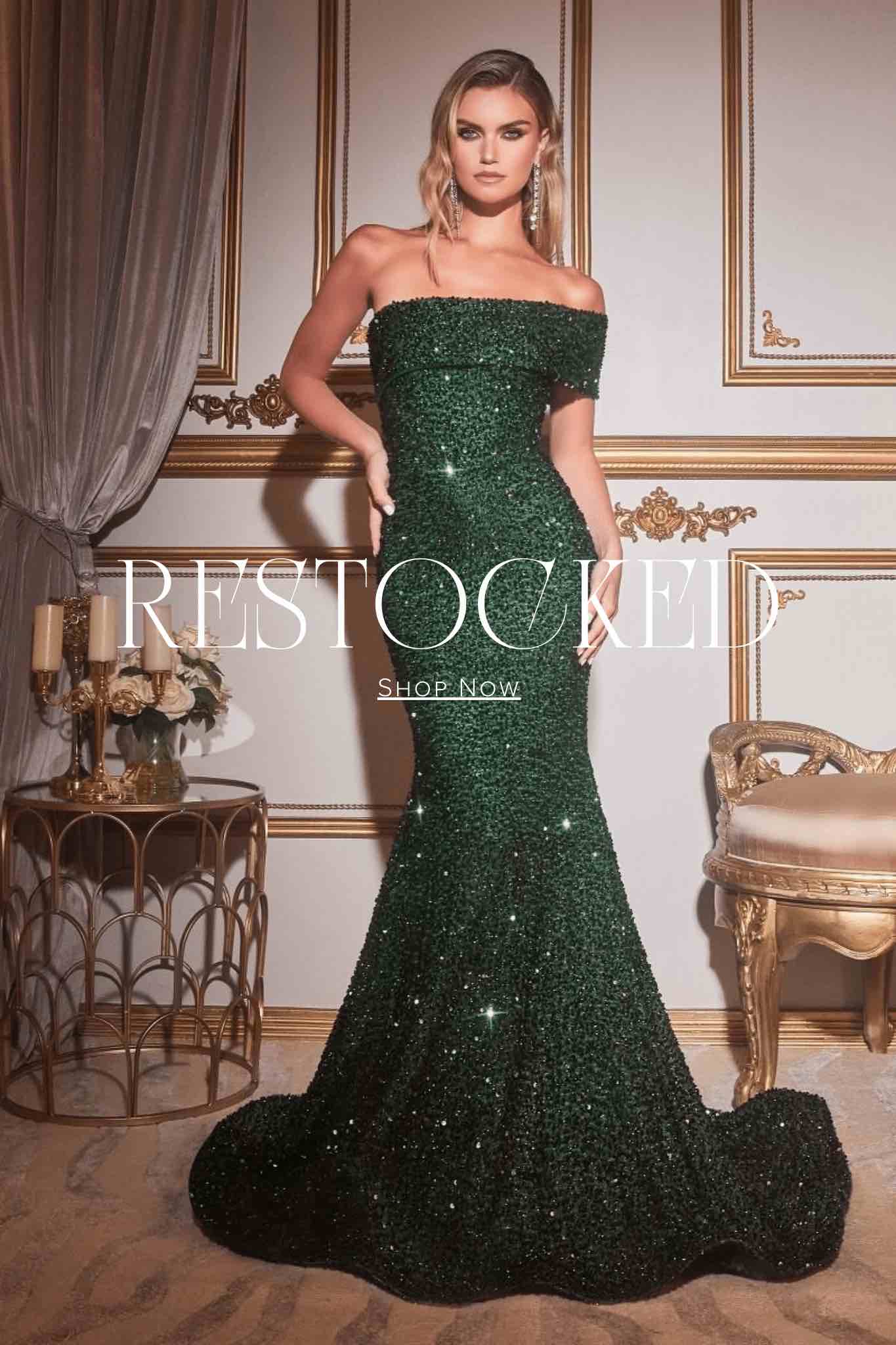 Restocked Long Formal Occasion Dresses in Petite to Plus Size